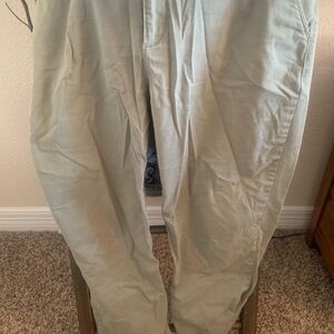 LOFT Gray Capris Lightweight Cotton Blend